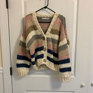 NWT Altar'd State Multicolor Striped Knit Cardigan - size xs/s